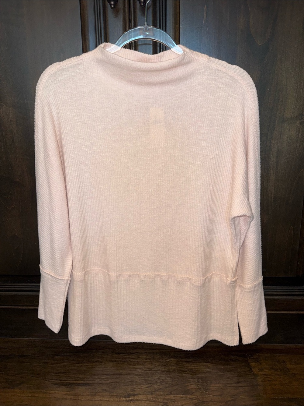 Eri + Ali Lightweight Long-Sleeve Knit Pullover - Soft Pink